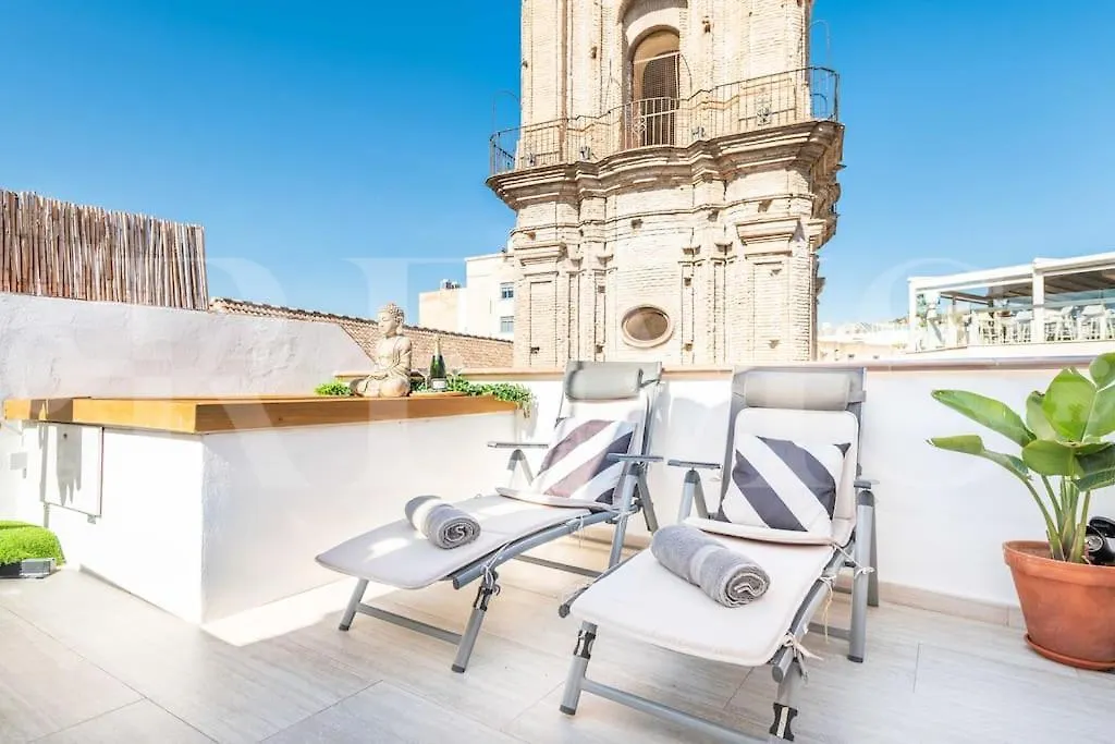 Apartment Penthouse With Private Rooftop - Center By Rems Malaga